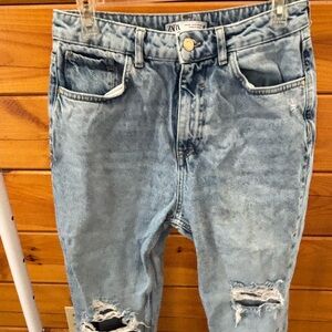 Zara mom jeans size 8